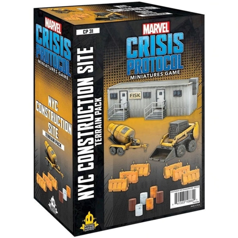 Marvel Crisis Protocol Miniatures Game – NYC Construction Site Terrain Pack