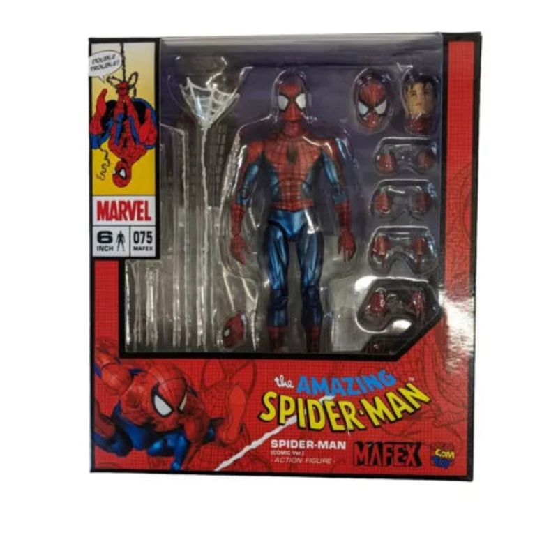 [Pre-Owned] Medicom Mafex 075 Marvel Spider-Man (Comic Version) Action Figure