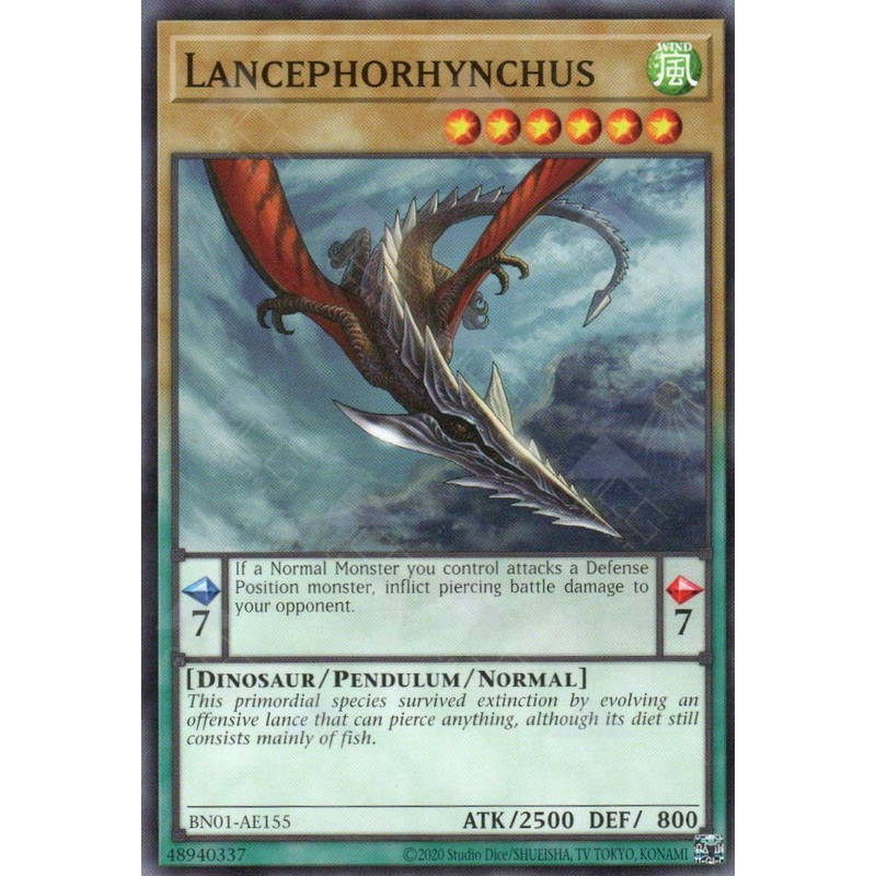 BN01-AE155 Lancephorhynchus (N) single