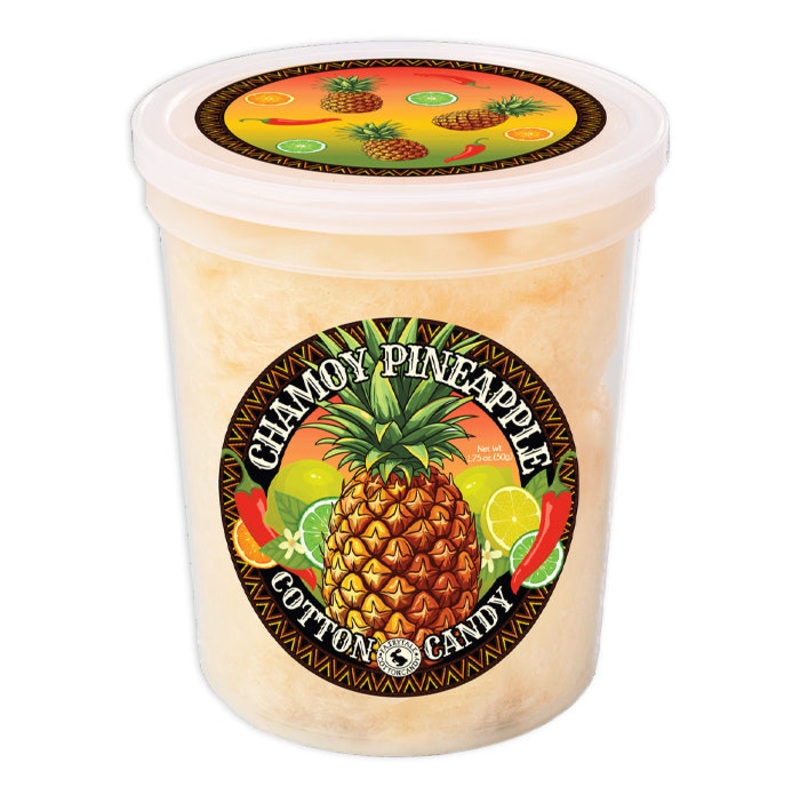 CSB Chamoy Pineapple Cotton Candy 1.75oz Tub (SNG12-1)