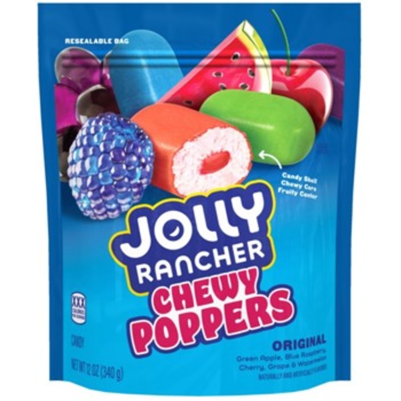 Jolly Rancher Chewy Poppers 12oz Stand Up Pouch (SNG8)
