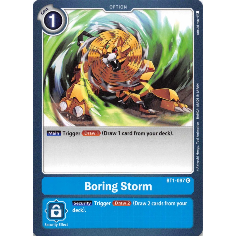Boring Storm [BT1-097] [Release Special Booster] Normal