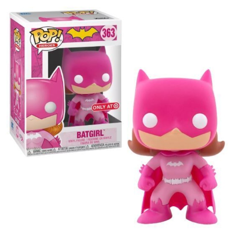 (Damaged) Funko POP! Heroes: Batman – Batgirl (Breast Cancer Awareness) (Target Exclusive) #363