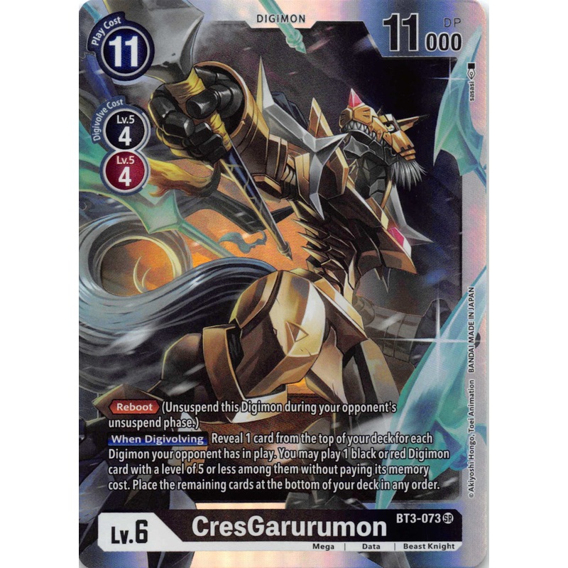 CresGarurumon [BT3-073] [Release Special Booster] Foil